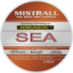 Mistrall ADMUNSON SEA ORANGE 250M 0,50MM